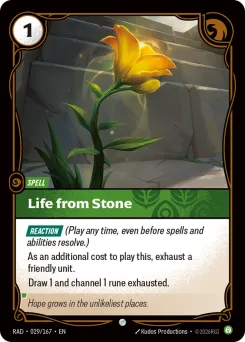 Life from Stone RAD-029/167 — Radiance