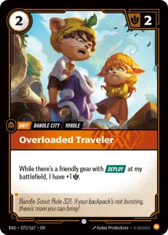 Overloaded Traveler RAD-072/167 — Radiance