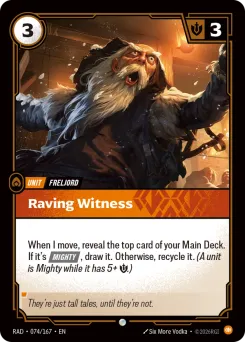 Raving Witness RAD-074/167 — Radiance