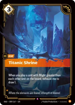 Titanic Shrine RAD-089/167 — Radiance