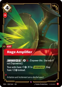 Rage Amplifier VEN-018/166 — Vendetta