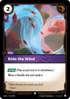 Ride the Wind OGN-173/298 — Origins
