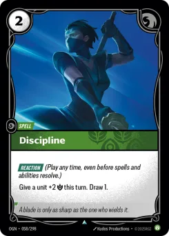 Discipline OGN-058/298 — Origins
