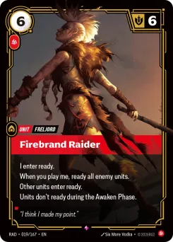 Firebrand Raider RAD-019/167 — Radiance
