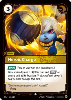 Heroic Charge UNL-155/219 — Unleashed