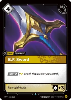 B.F. Sword SFD-161/221 — Spiritforged
