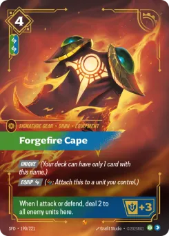 Forgefire Cape SFD-190/221 — Spiritforged