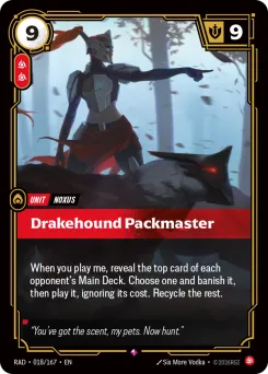 Drakehound Packmaster RAD-018/167 — Radiance