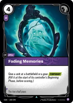 Fading Memories OGN-180/298 — Origins