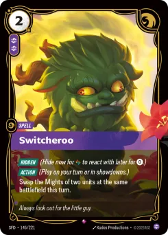 Switcheroo SFD-145/221 — Spiritforged