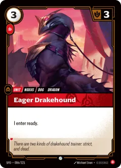 Eager Drakehound SFD-006/221 — Spiritforged