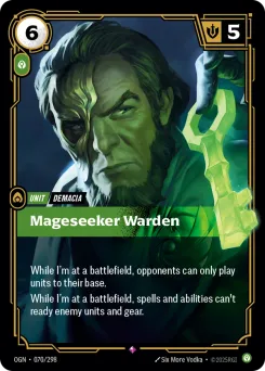 Mageseeker Warden OGN-070/298 — Origins