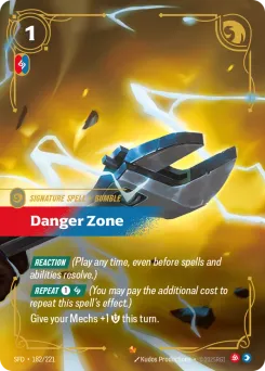 Danger Zone SFD-182/221 — Spiritforged
