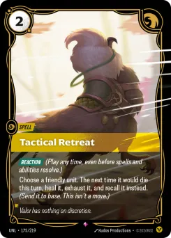 Tactical Retreat UNL-175/219 — Unleashed