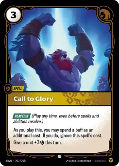 Call to Glory OGN-207/298 — Origins