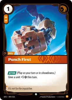 Punch First SFD-097/221 — Spiritforged
