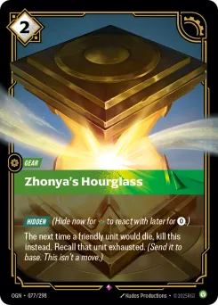 Zhonya's Hourglass OGN-077/298 — Origins