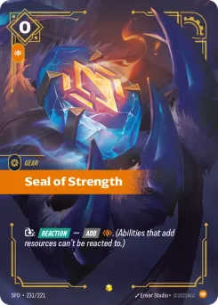 Seal of Strength SFD-231/221 — Spiritforged