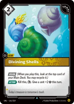Divining Shells UNL-161/219 — Unleashed