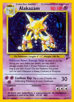 Alakazam 1/130 — Base Set 2