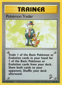 Pokémon Trader 106/130 — Base Set 2