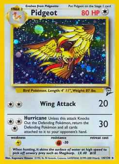 Pidgeot 14/130 — Base Set 2