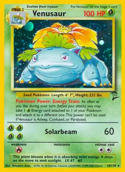 Venusaur 18/130 — Base Set 2