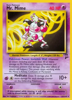 Mr. Mime 27/130 — Base Set 2