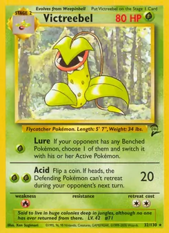 Victreebel 32/130 — Base Set 2
