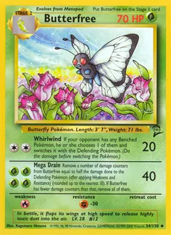 Butterfree 34/130 — Base Set 2