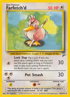 Farfetch'd 40/130 — Base Set 2