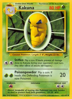 Kakuna 47/130 — Base Set 2