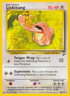 Lickitung 48/130 — Base Set 2