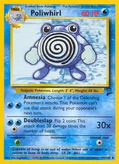 Poliwhirl 57/130 — Base Set 2