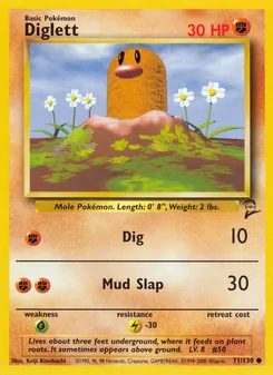 Diglett 71/130 — Base Set 2