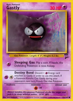 Gastly 75/130 — Base Set 2