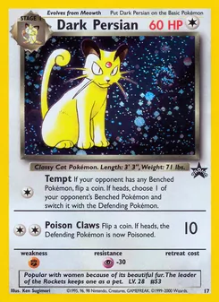 Dark Persian 17/53 — Wizards Black Star Promos