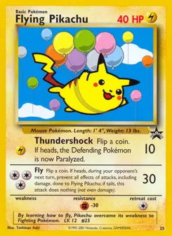 Pikachu volant 25/53 — Wizards Black Star Promos