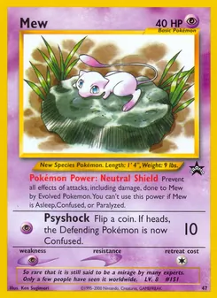 Mew 47/53 — Wizards Black Star Promos