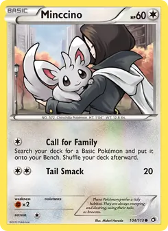Minccino 104/113 — Legendary Treasures