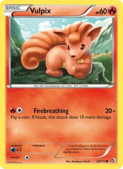 Vulpix 20/113 — Legendary Treasures