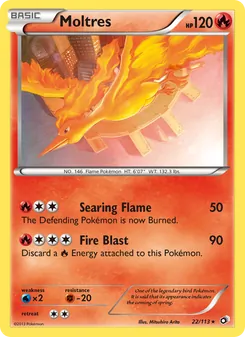 Moltres 22/113 — Legendary Treasures