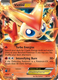 Victini-EX 24/113 — Legendary Treasures
