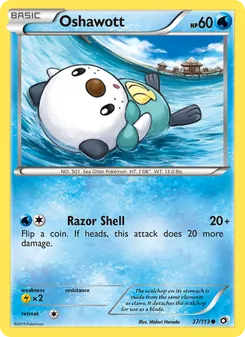 Oshawott 37/113 — Legendary Treasures