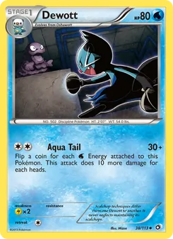 Dewott 38/113 — Legendary Treasures