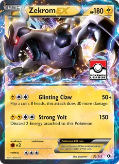 Zekrom-EX 52/113 — Legendary Treasures