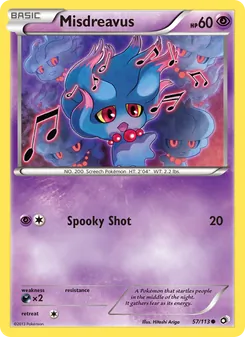 Misdreavus 57/113 — Legendary Treasures