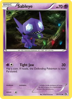 Sableye 61/113 — Legendary Treasures