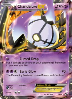 Chandelure-EX 77/113 — Legendary Treasures
