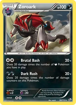 Zoroark 90/113 — Legendary Treasures